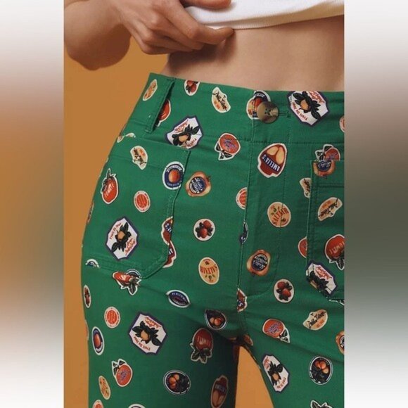 NWT Size 27 -The Colette Magic Fabric Crop Wide-Leg Pants by Maeve (NWT US$ 130) - Picture 2 of 16